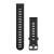 Garmin Quick Release Bands (20 mm) - Black with Slate Hardware
