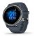 Garmin Venu 2 - Silver Stainless Steel Bezel with Granite Blue Case and Silicone Band