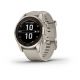 Garmin Fenix 7S Pro Sapphire Solar - Soft Gold Stainless Steel with Light Sand Band